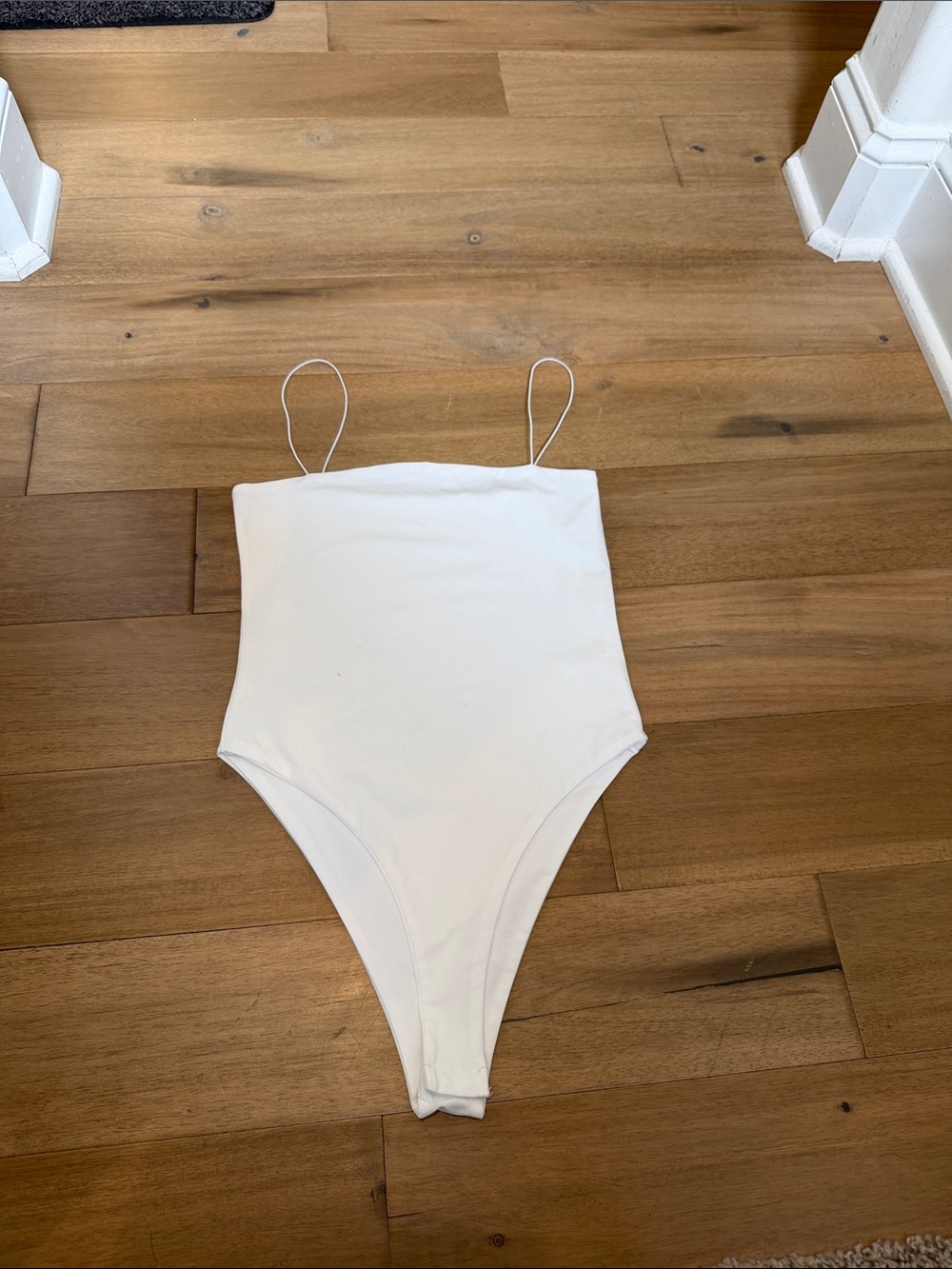 SHEIN medium White Girls' One-Piece body suit  with Spaghetti Straps